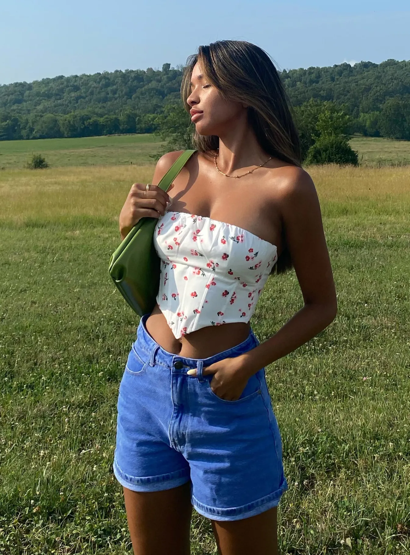 Princess Polly Ivy Bustier White Floral Best Sale