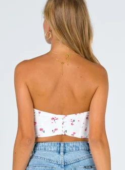 Princess Polly Ivy Bustier White Floral Best Sale