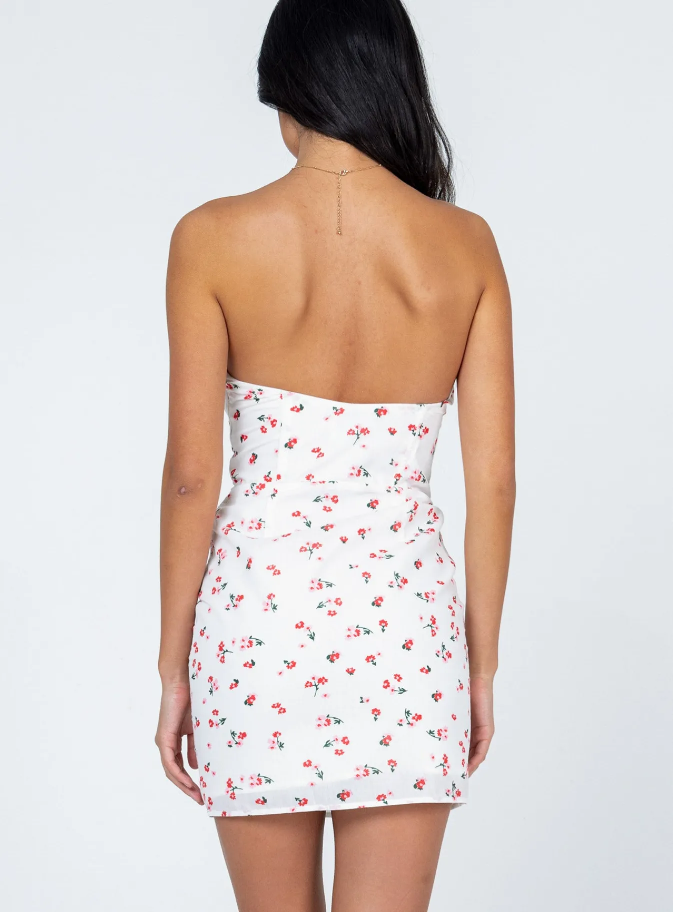 Princess Polly Ivy Corset Mini Dressfloral White New