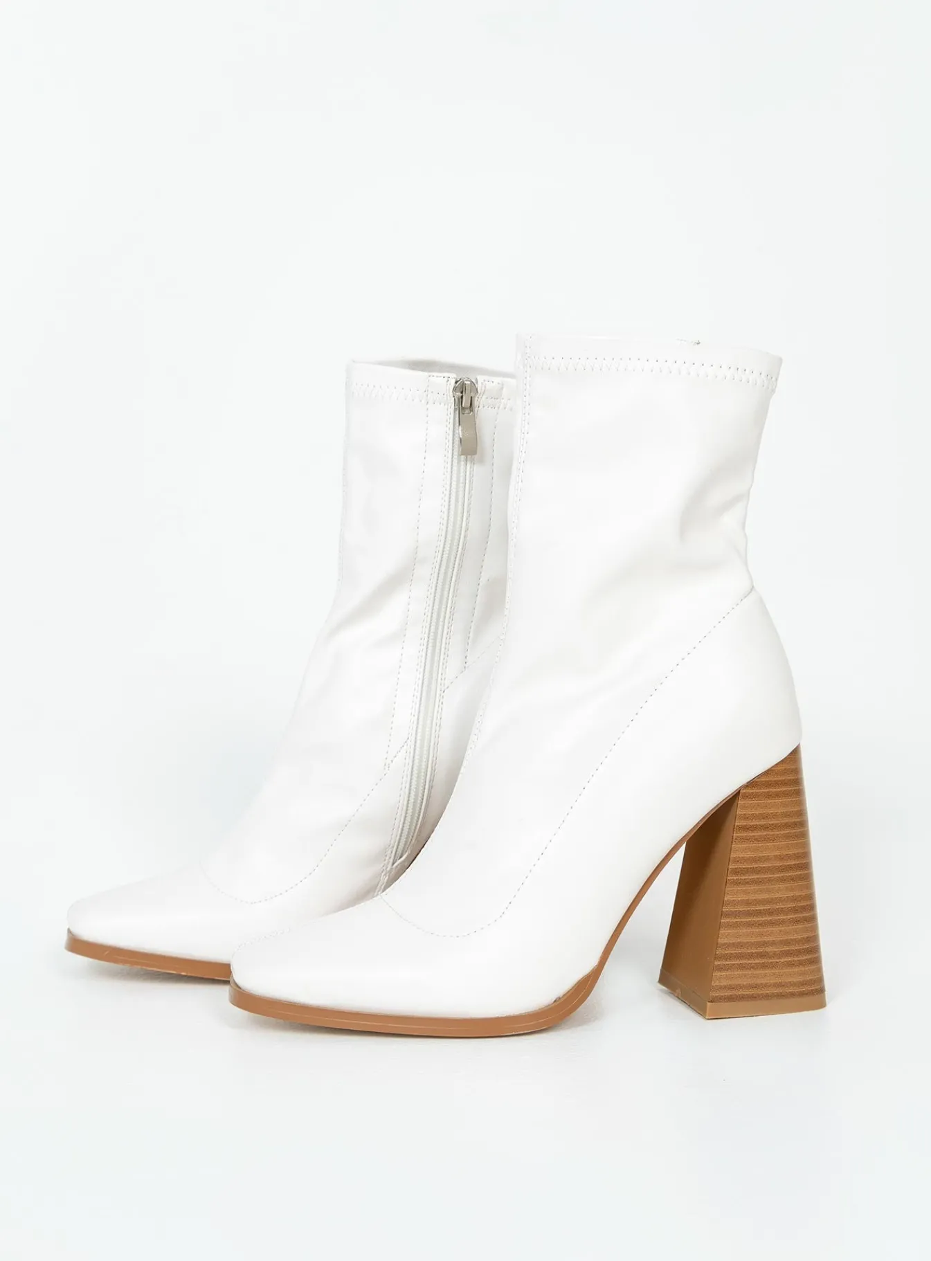 Princess Polly Izuka Ankle Boots White Best