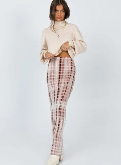 Princess Polly Izzy Turtleneck Sweater Cream Off White Discount