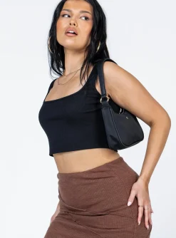 Princess Polly Jace Top Black New