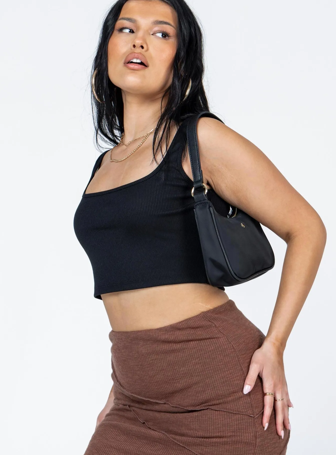 Princess Polly Jace Top Black New