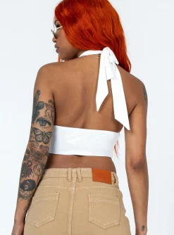 Princess Polly Jacinda Top  White Flash Sale