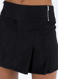 Princess Polly Jack Mini Skirt  Black Discount