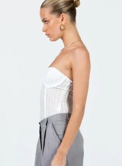 Princess Polly Jacques Bodysuit Ivory Hot