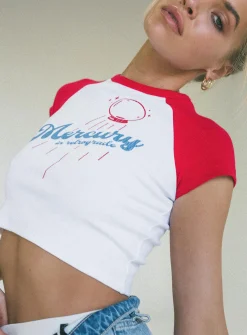 Princess Polly Jagger &Amp; Stone The Mercury In Retrograde Mini Tee   White Fashion