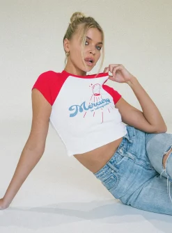 Princess Polly Jagger &Amp; Stone The Mercury In Retrograde Mini Tee   White Fashion