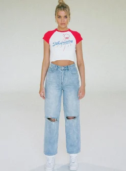 Princess Polly Jagger &Amp; Stone The Mercury In Retrograde Mini Tee   White Fashion