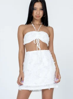 Princess Polly James Set  White New