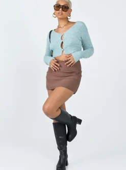 Princess Polly Jane Cardigan  Green Flash Sale
