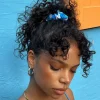 Princess Polly Janey Scrunchie/ White   Blue Discount