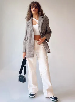 Princess Polly Jarlina Coat  Check Sale