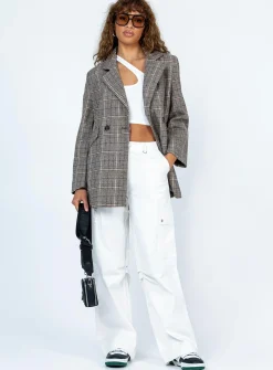 Princess Polly Jarlina Coat  Check Sale