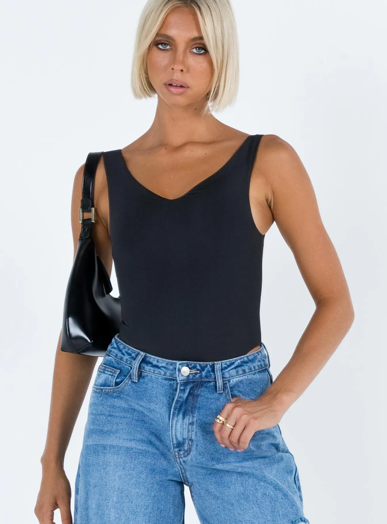 Princess Polly Jarocin Bodysuit Black Best