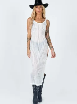 Princess Polly Jasmine Midi Dress White Sale