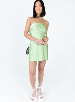 Princess Polly Jasmyn Mini Dress Green Fashion