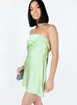 Princess Polly Jasmyn Mini Dress Green Fashion