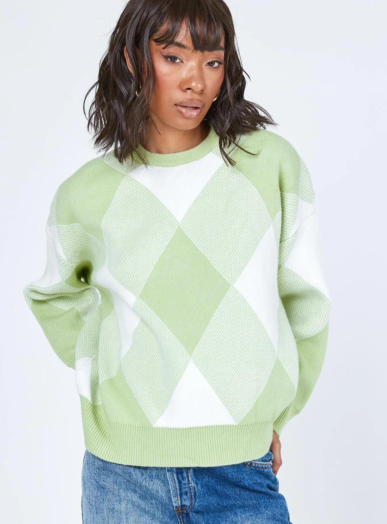 Princess Polly Jasper Sweater Green Store