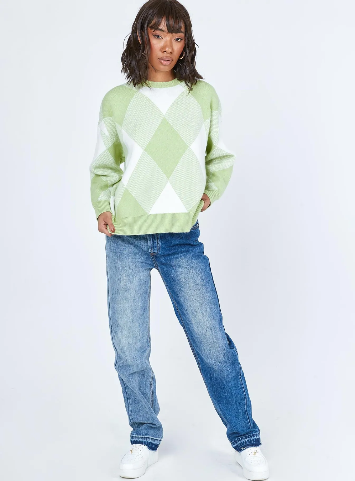 Princess Polly Jasper Sweater Green Store