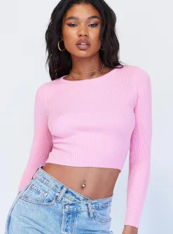 Princess Polly Jax Long Sleeve Top  Pink Best