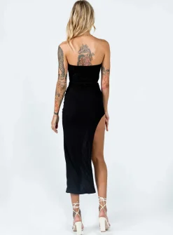Princess Polly Jaxon Midi Dress Black Store