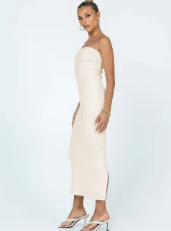 Princess Polly Jayan Strapless Maxi Dress White Best