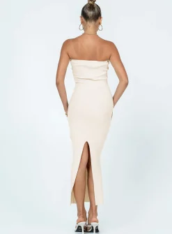 Princess Polly Jayan Strapless Maxi Dress White Best