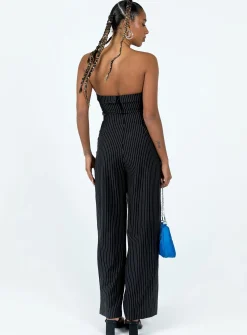 Princess Polly Jemma Jumpsuit Black Clearance