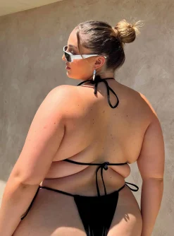 Princess Polly Jenner Bikini Topcurve Black Cheap