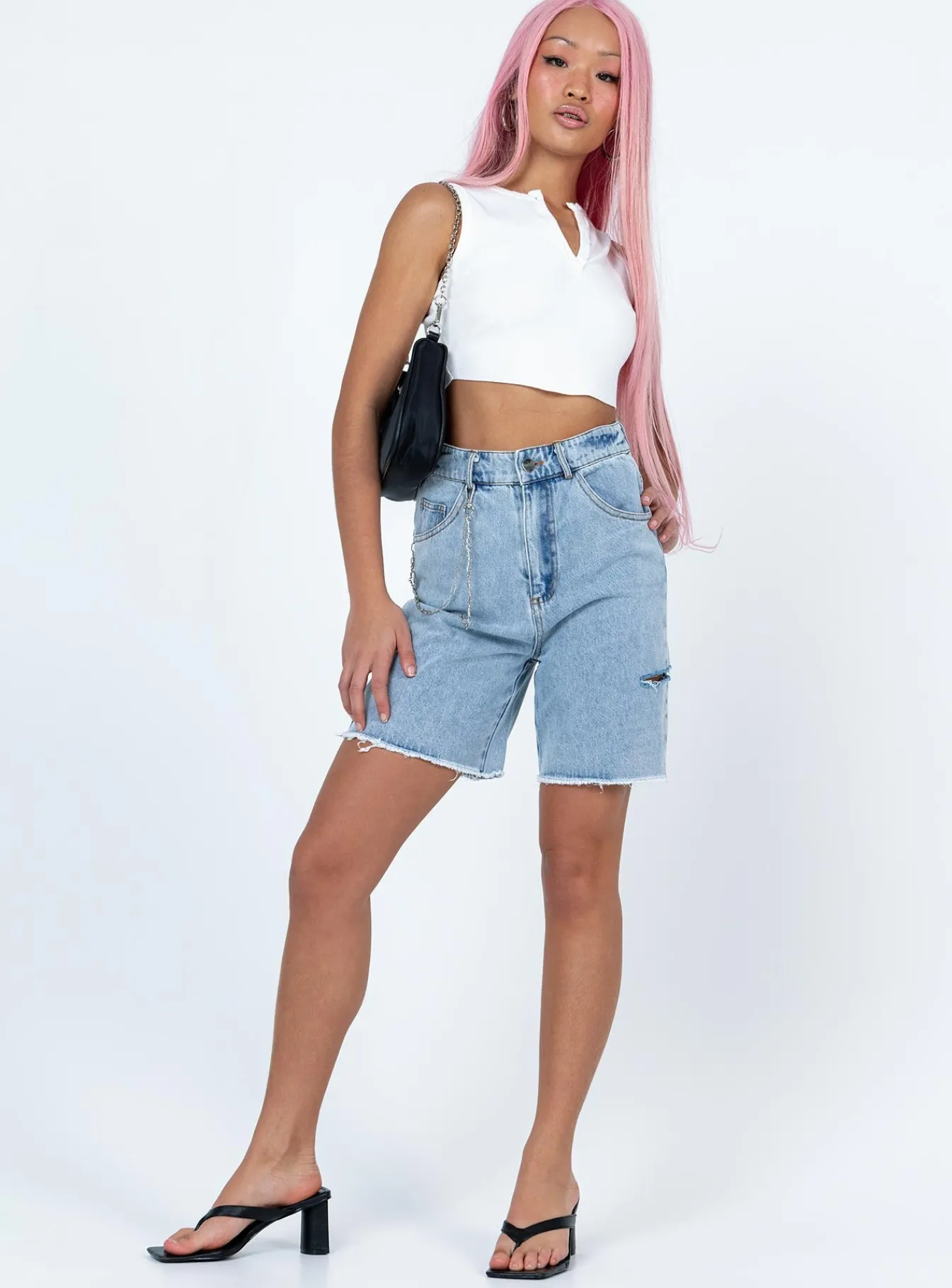 Princess Polly Jennicashorts Denim Clearance