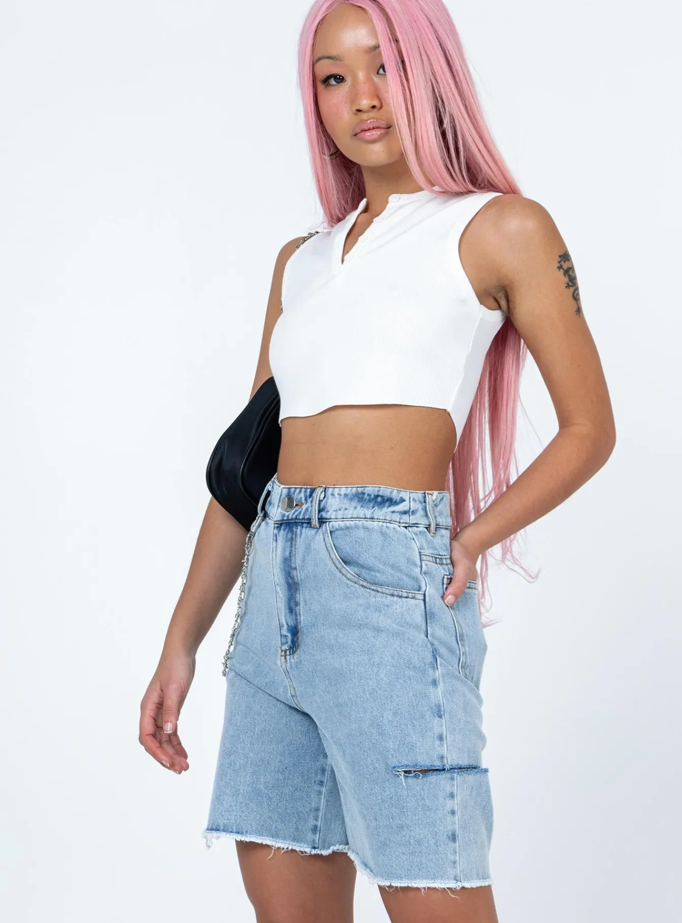 Princess Polly Jennicashorts Denim Clearance