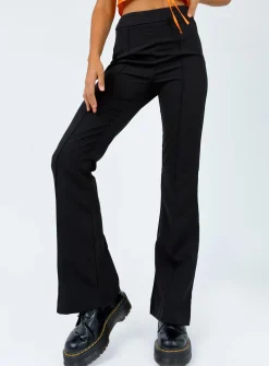 Princess Polly Jensen Pants Black Cheap