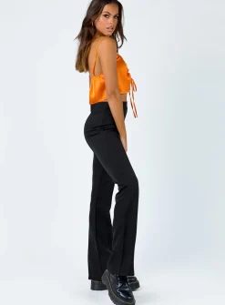 Princess Polly Jensen Pants Black Cheap