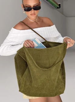 Princess Polly Jensen Tote Olive Outlet