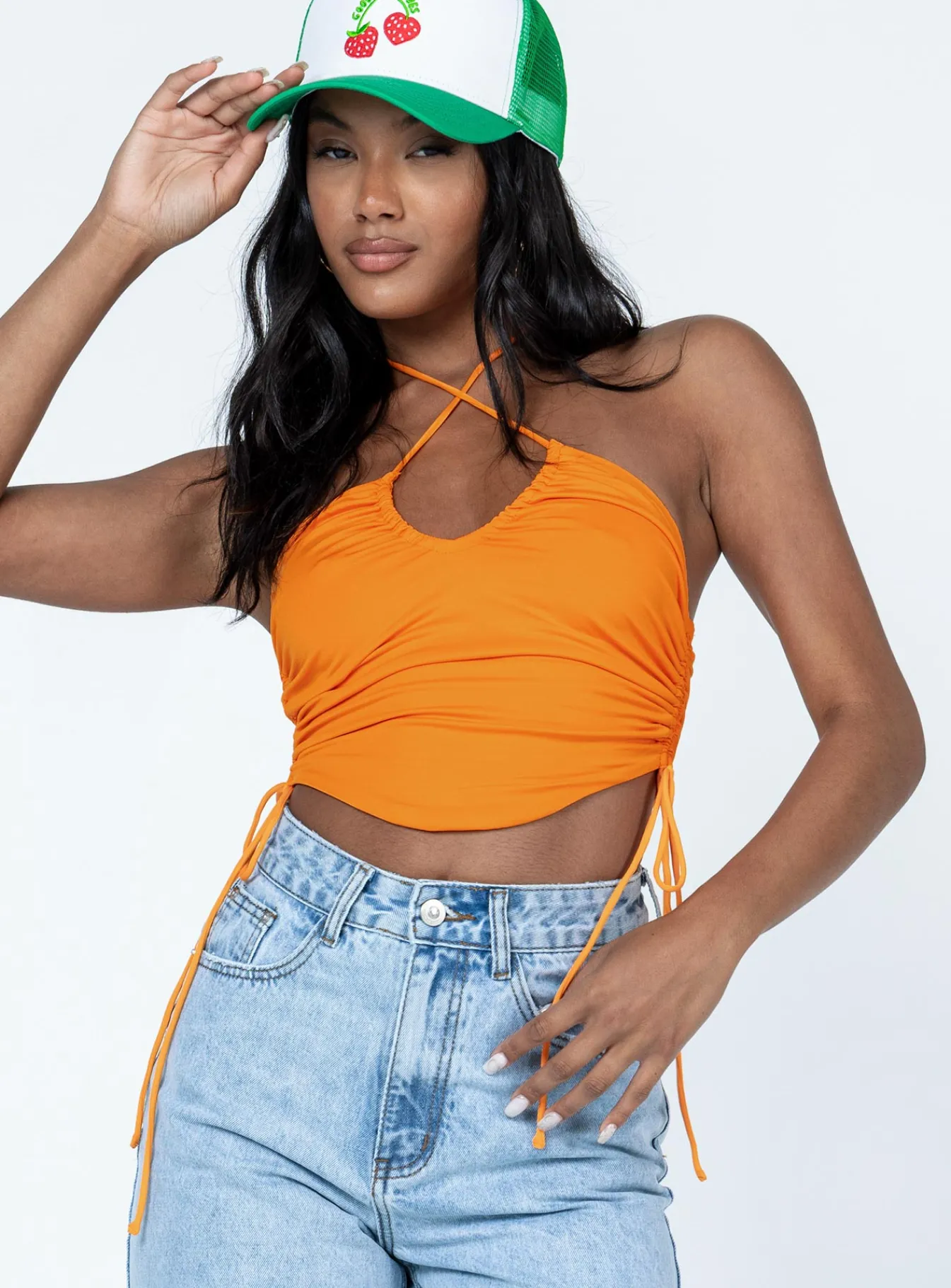 Princess Polly Jenson Top Orange Fashion