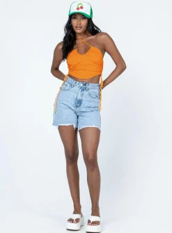 Princess Polly Jenson Top  Orange Fashion