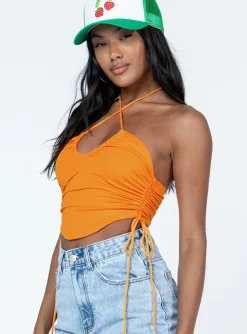 Princess Polly Jenson Top Orange Fashion