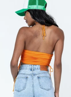 Princess Polly Jenson Top Orange Fashion