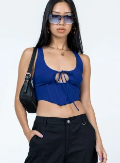 Princess Polly Jeremy Top  Blue Fashion