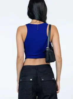 Princess Polly Jeremy Top Blue Fashion
