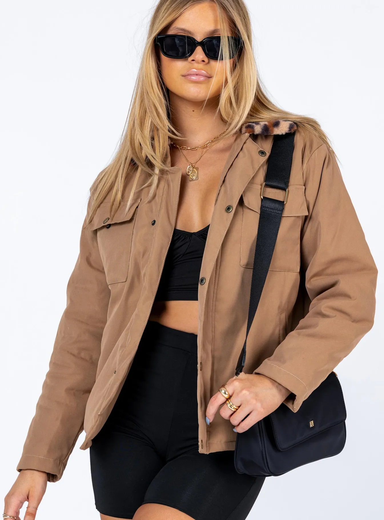 Princess Polly Jeroma Jacket Beige Best