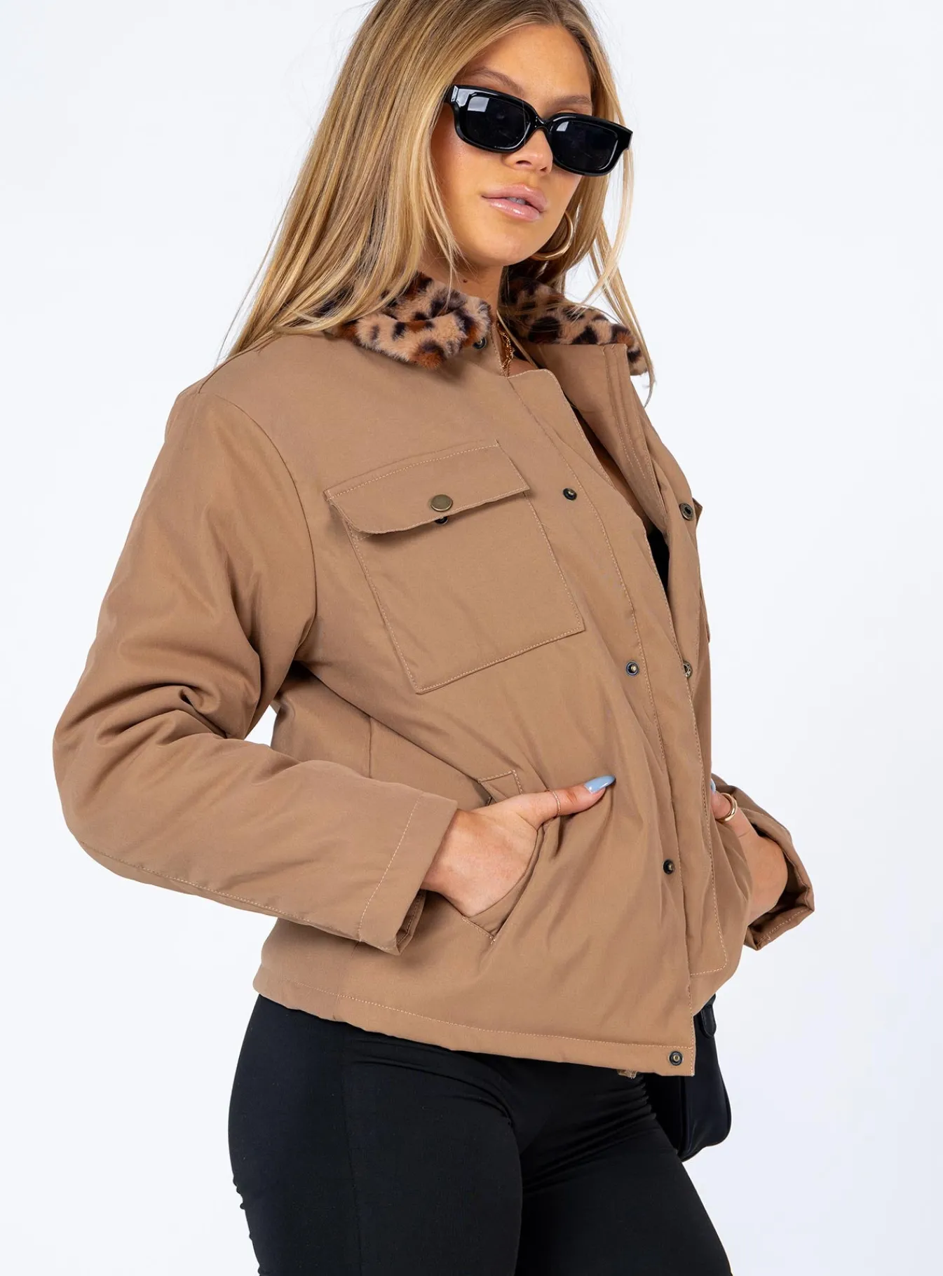 Princess Polly Jeroma Jacket Beige Best