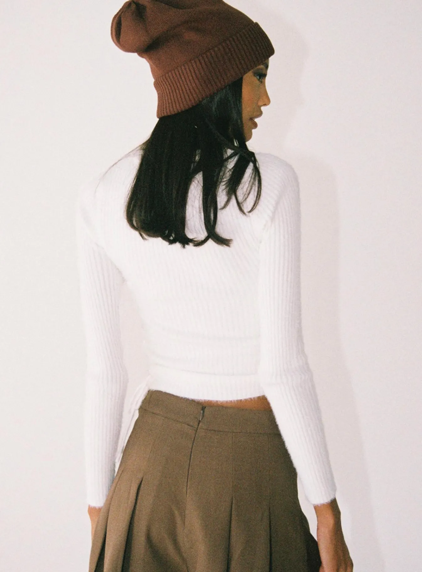 Princess Polly Jesica Sweater White Cheap