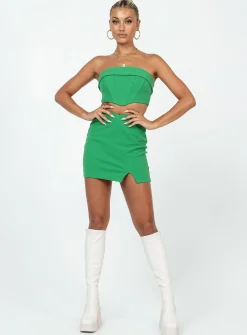 Princess Polly Jesse Set Green Cheap