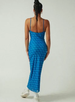 Princess Polly Jgr &Amp; Stn Cassie Maxi Dress  Blue Shop