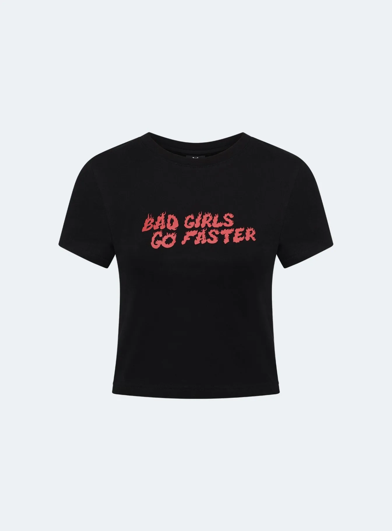 Princess Polly Jgr &Amp; Stn Faster Baby Tee Black New