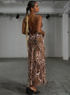 Princess Polly Jgr &Amp; Stn Martine Maxi Dress Black /  Brown Best