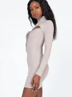 Princess Polly Joanna Mini Dress Beige Online
