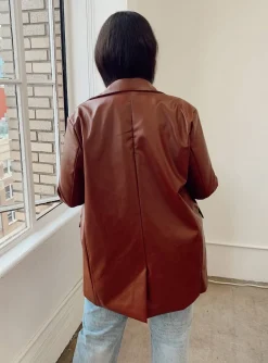 Princess Polly Jocelyn Jacketcurve   Brown Fashion
